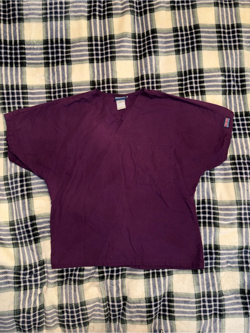 Cherokee Purple V-Neck Scrub Top